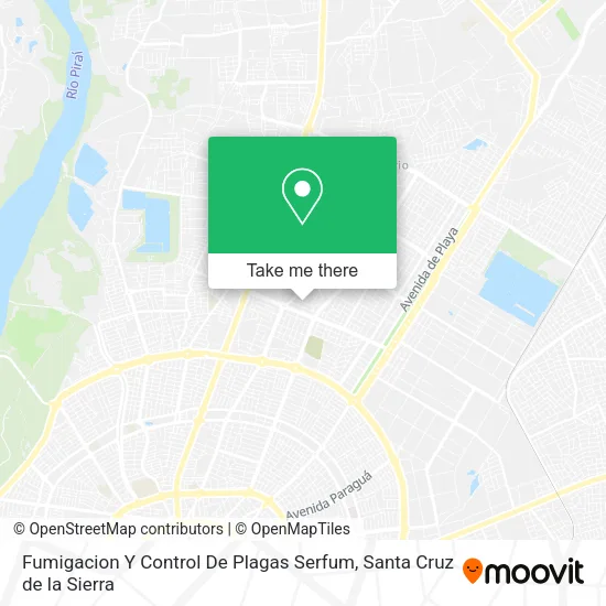 Fumigacion Y Control De Plagas  Serfum map