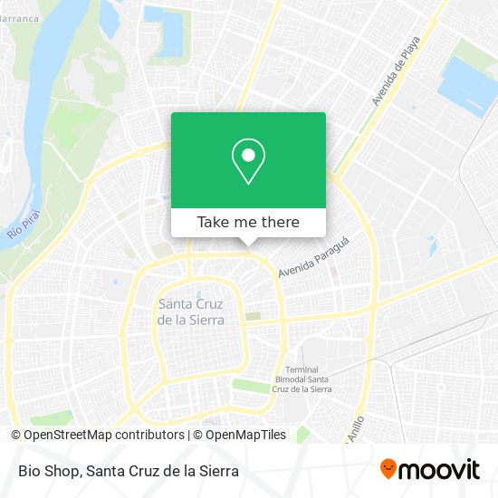 Mapa de Bio Shop