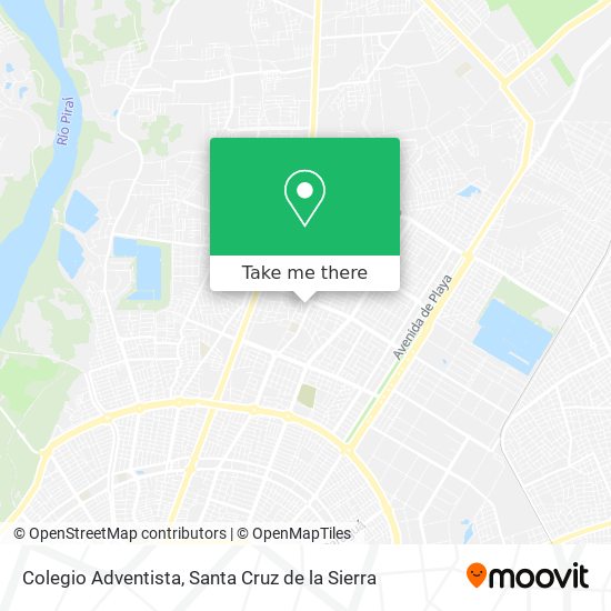 Colegio Adventista map