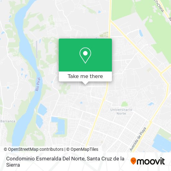 Condominio Esmeralda Del Norte map