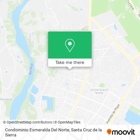 Mapa de Condominio Esmeralda Del Norte