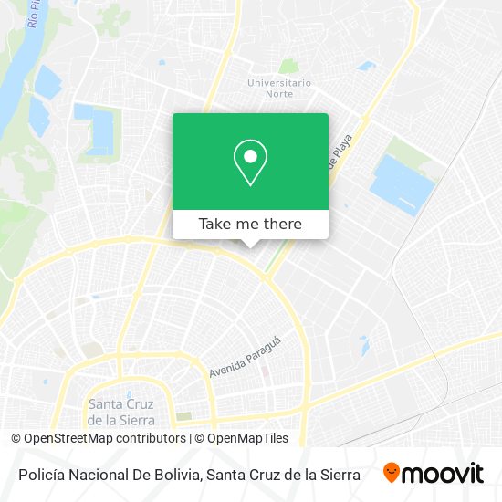 Policía Nacional De Bolivia map