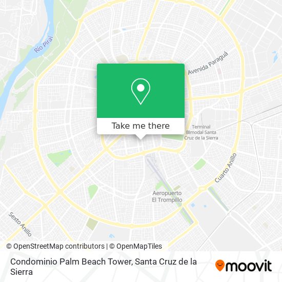 Condominio Palm Beach Tower map