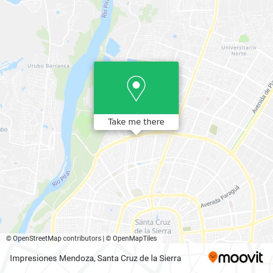 Impresiones Mendoza map