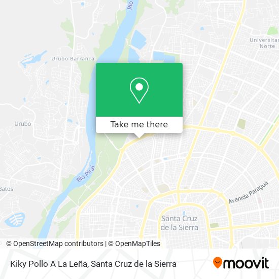 Kiky Pollo A La Leña map