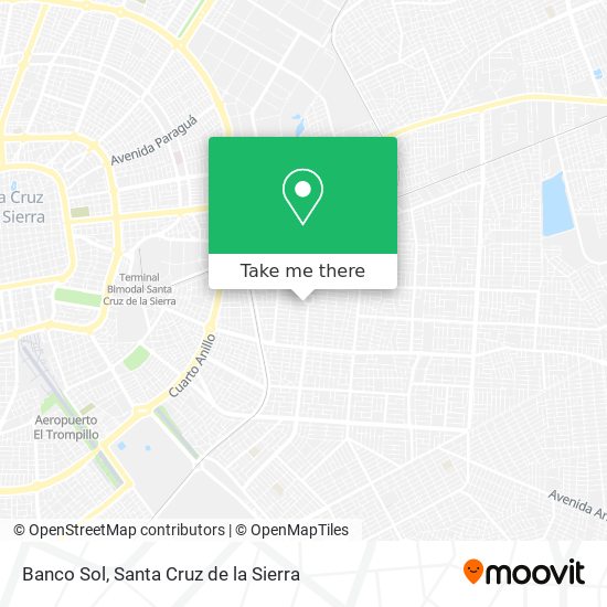 Banco Sol map