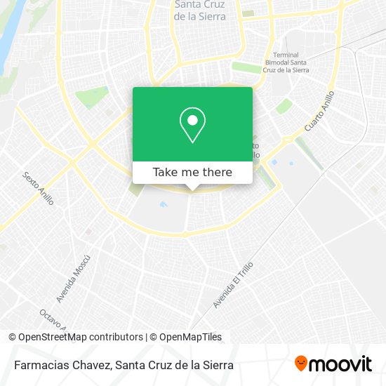 Farmacias Chavez map
