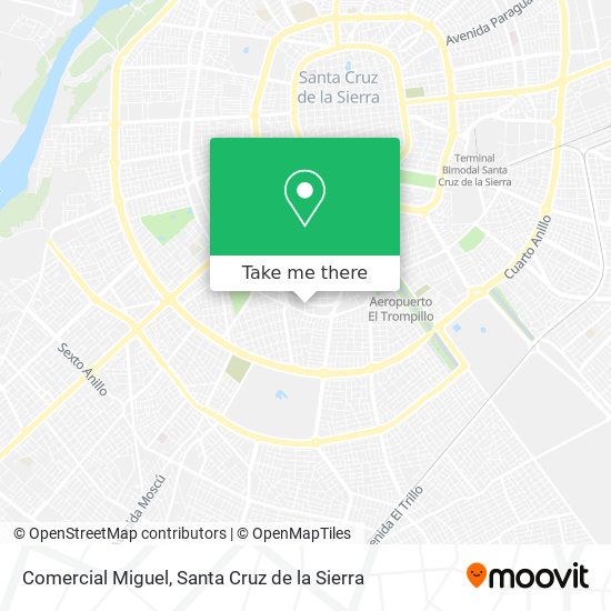 Mapa de Comercial Miguel