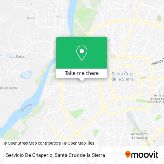 Servicio De Chaperio map