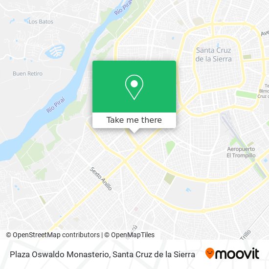 Plaza Oswaldo Monasterio map