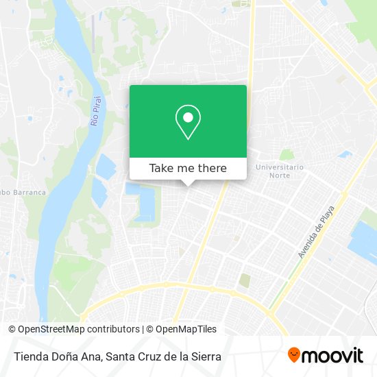 Mapa de Tienda Doña Ana