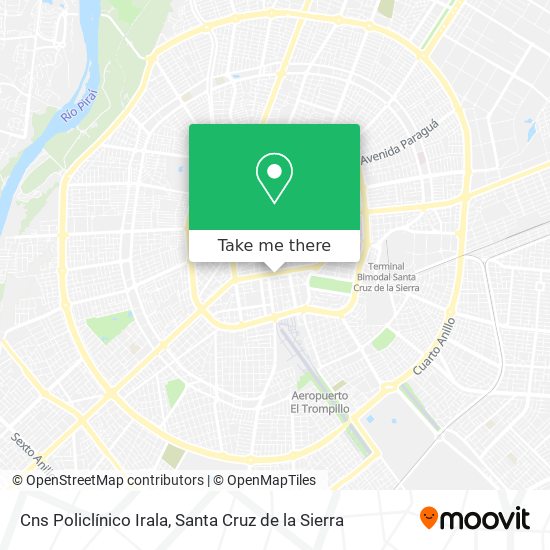 Cns Policlínico Irala map