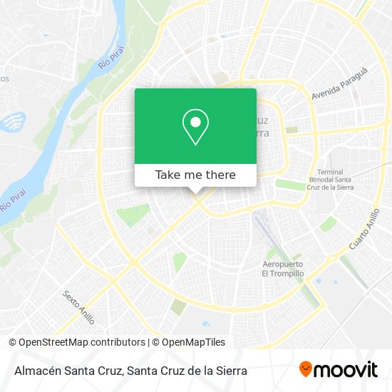 Almacén Santa Cruz map