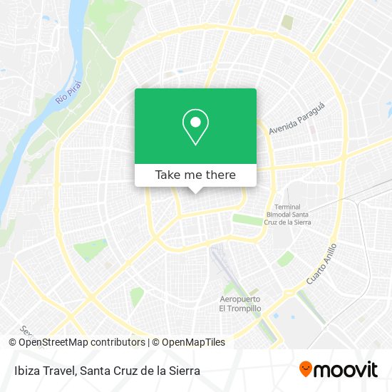 Mapa de Ibiza Travel