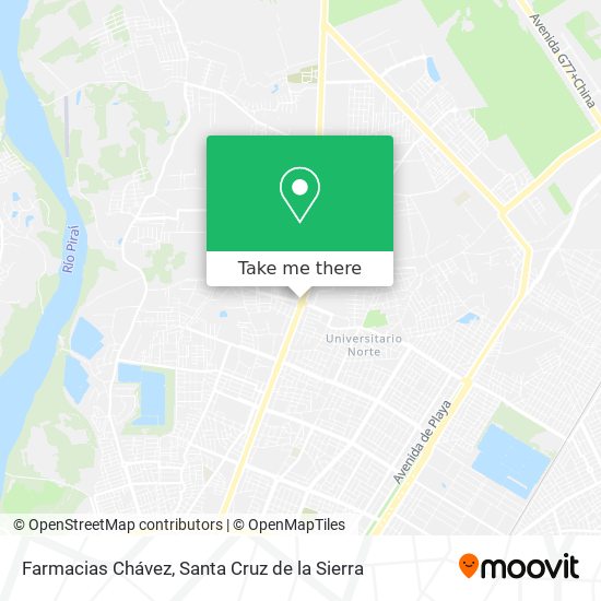 Farmacias Chávez map