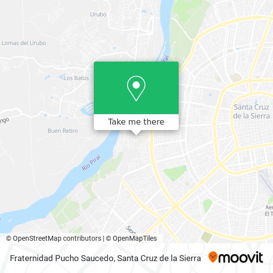 Mapa de Fraternidad Pucho Saucedo