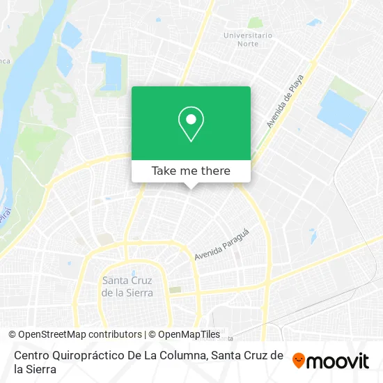 Mapa de Centro Quiropráctico De La Columna