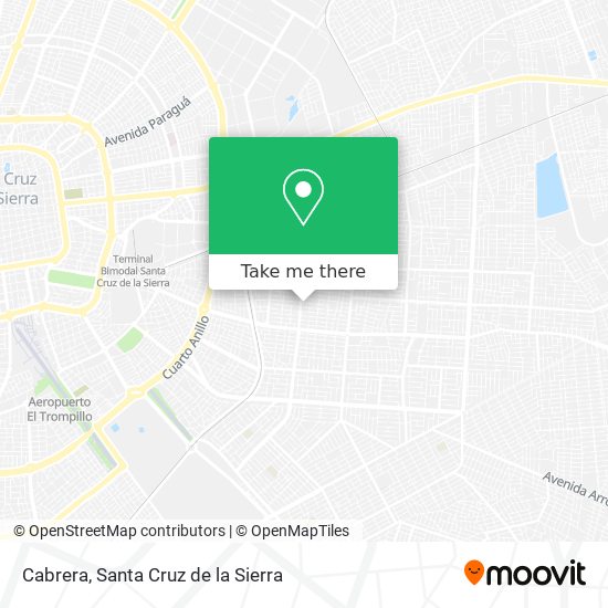Mapa de Cabrera