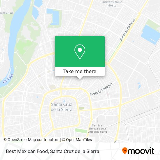 Best Mexican Food map