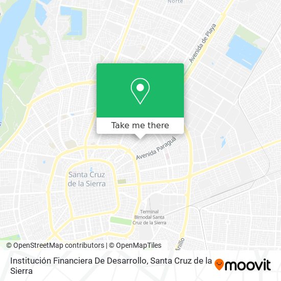 Institución Financiera De Desarrollo map