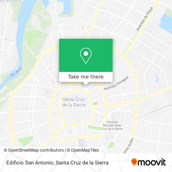 Mapa de Edificio San Antonio