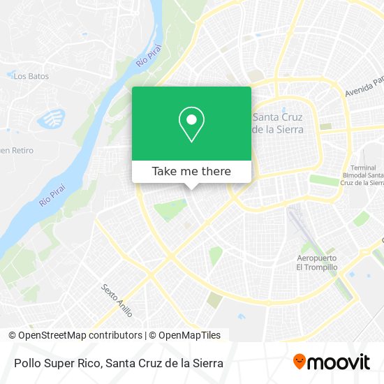 Pollo Super Rico map