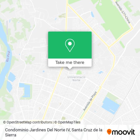 Condominio Jardines Del Norte IV map