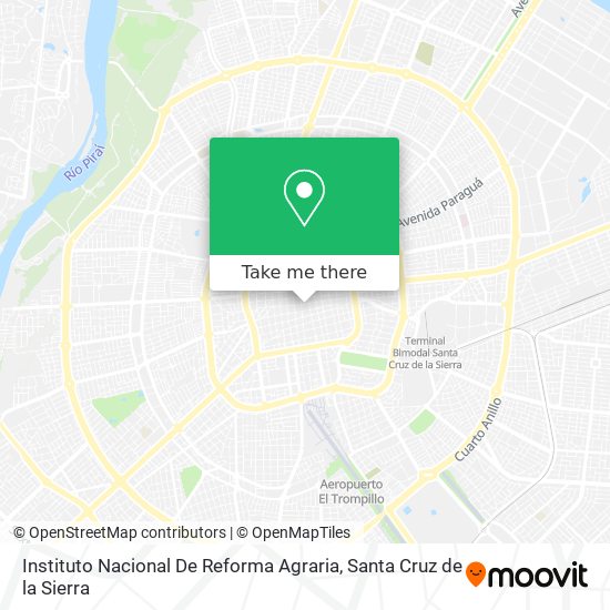 Instituto Nacional De Reforma Agraria map