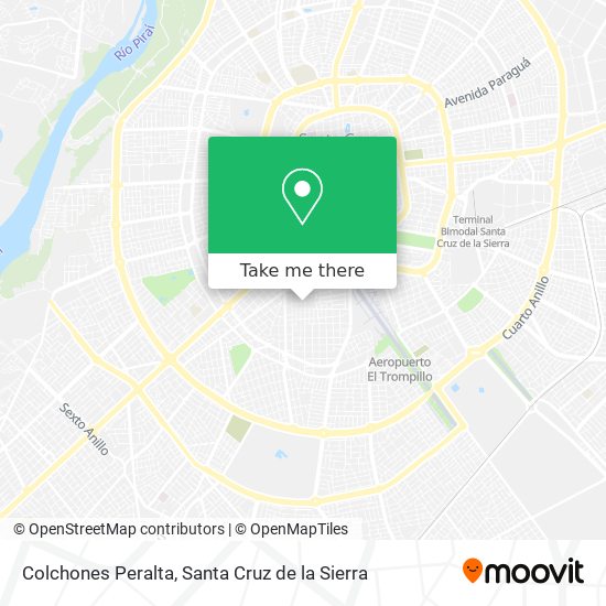 Colchones Peralta map