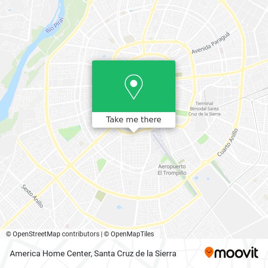 America Home Center map