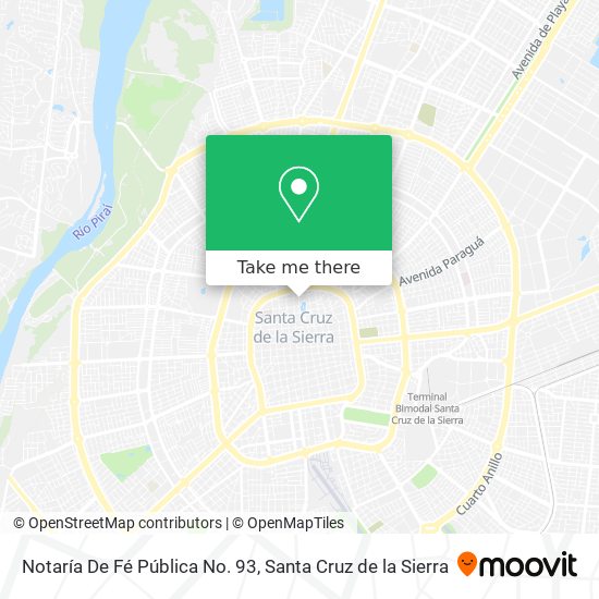Notaría De Fé Pública No. 93 map