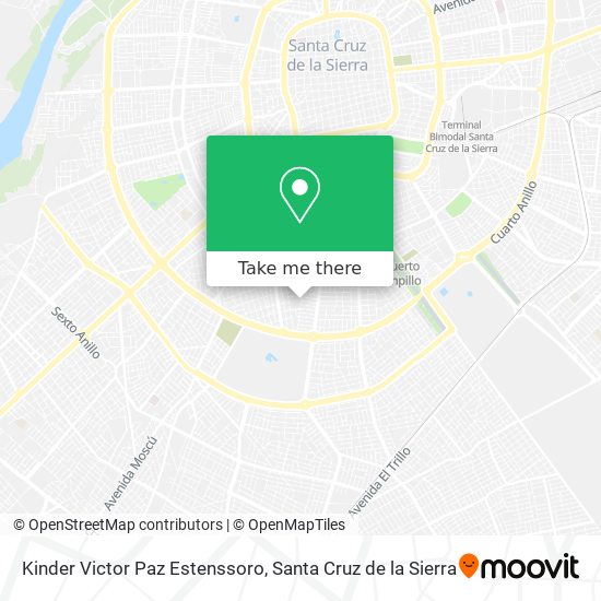 Kinder Victor Paz Estenssoro map