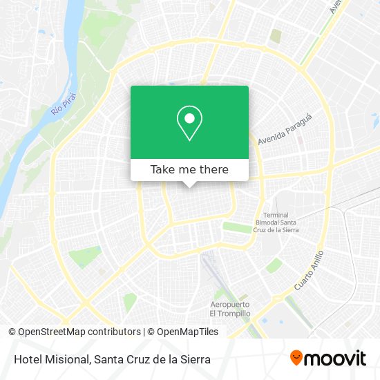 Hotel Misional map