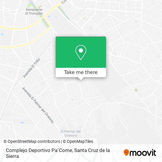 Complejo Deportivo Pa´Come map