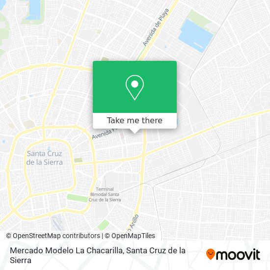 Mercado Modelo La Chacarilla map