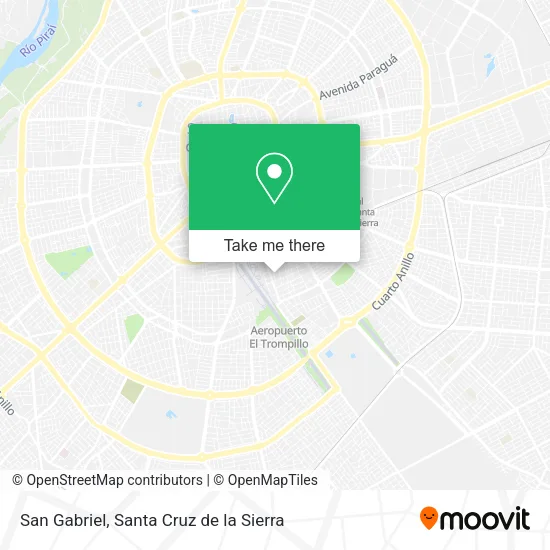 San Gabriel map