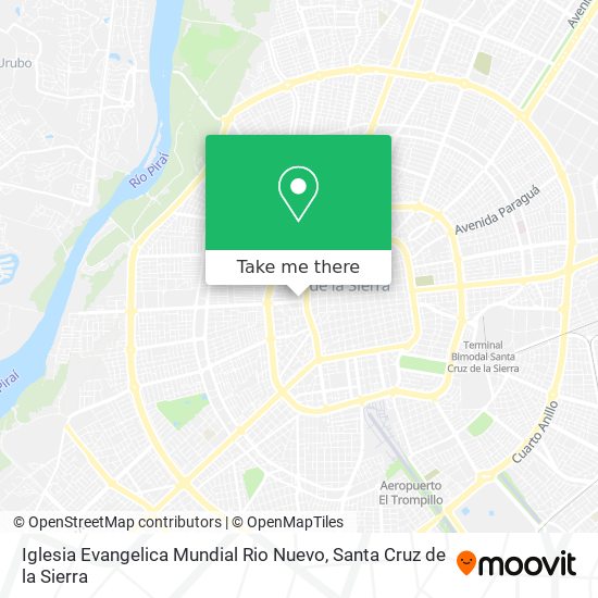 Mapa de Iglesia Evangelica Mundial Rio Nuevo