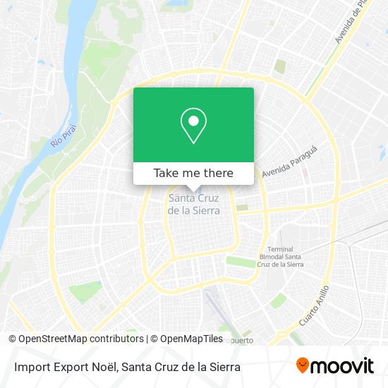 Import Export Noël map