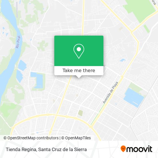 Tienda Regina map