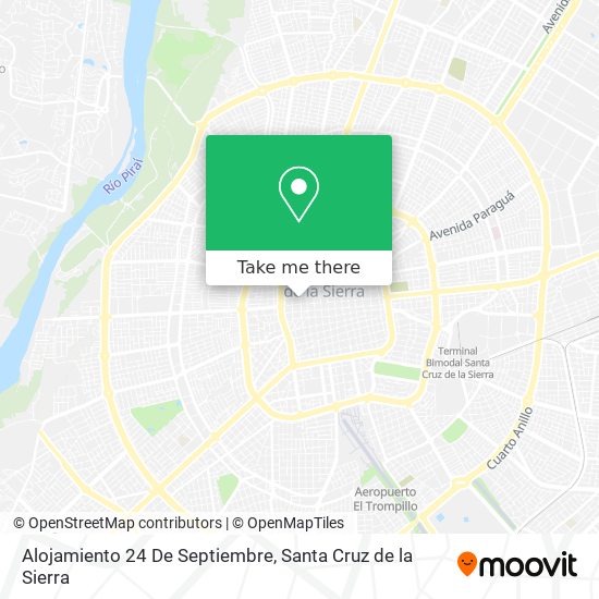 Alojamiento 24 De Septiembre map