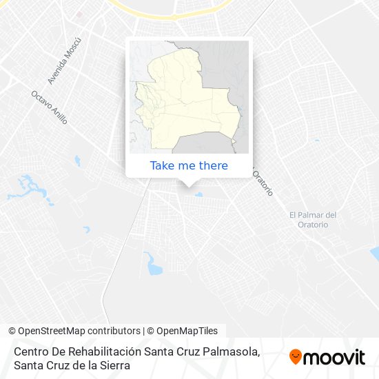 Centro De Rehabilitación Santa Cruz Palmasola map
