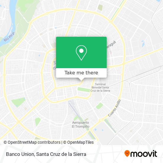 Banco Union map