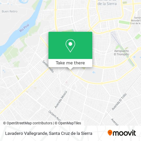 Mapa de Lavadero Vallegrande