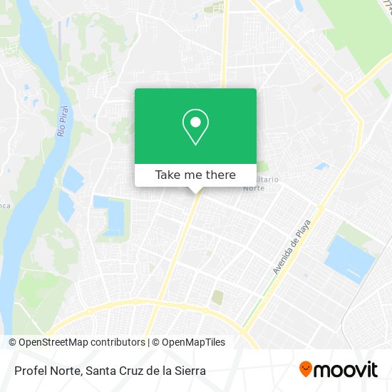 Profel Norte map