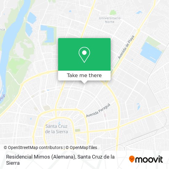 Mapa de Residencial Mimos (Alemana)