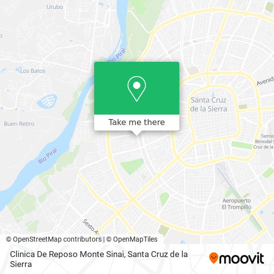 Clinica De Reposo Monte Sinai map