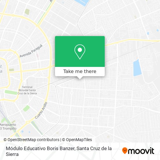 Mapa de Módulo Educativo Boris Banzer