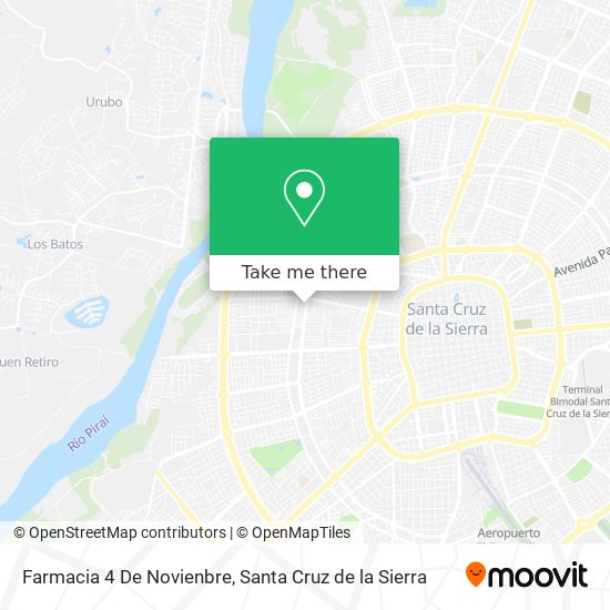 Farmacia 4 De Novienbre map