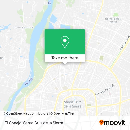 El Conejo map