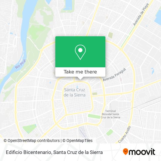 Edificio Bicentenario map